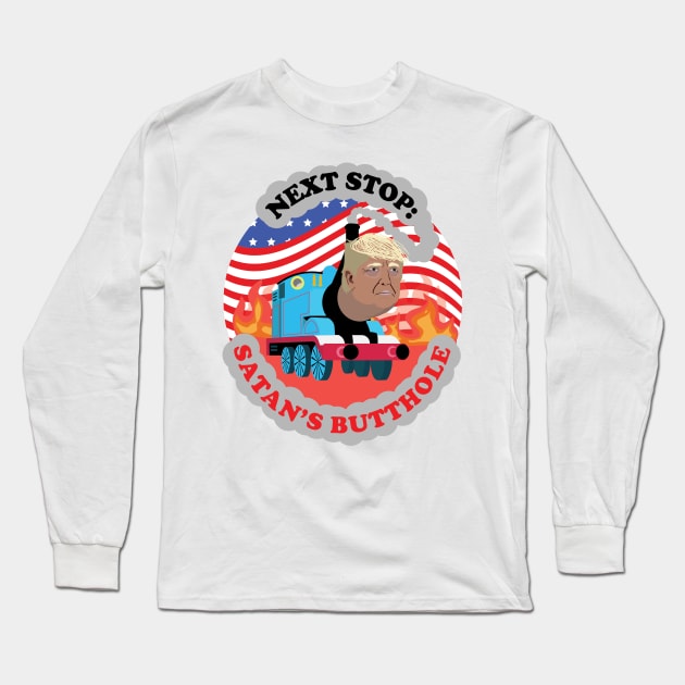 Trump Train Long Sleeve T-Shirt by Girl With A Microphone